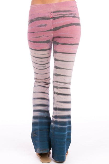 Hard Tail Rolldown Bootleg Pant - Pink Horizon | Hard Tail Forever | Evolve Fit Wear