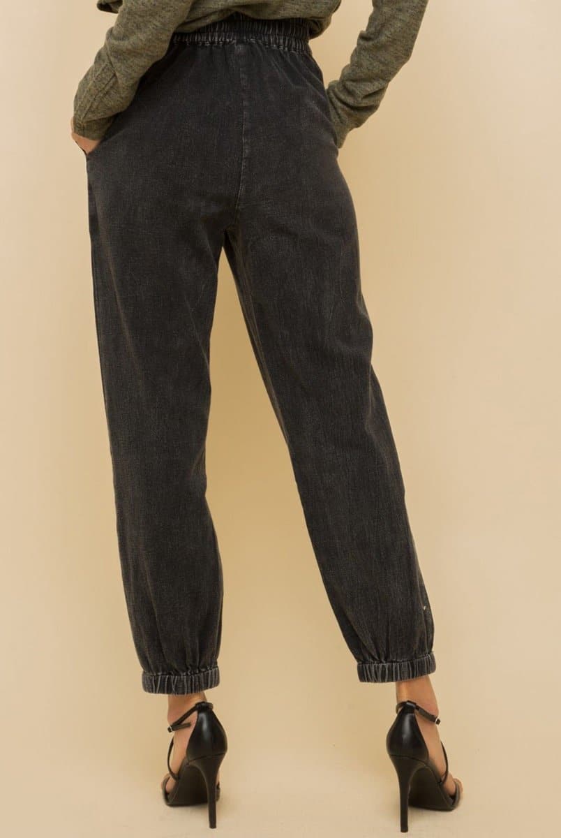Hem & Thread Washed Vintage Cargo Jogger Pants - Evolve Fit Wear