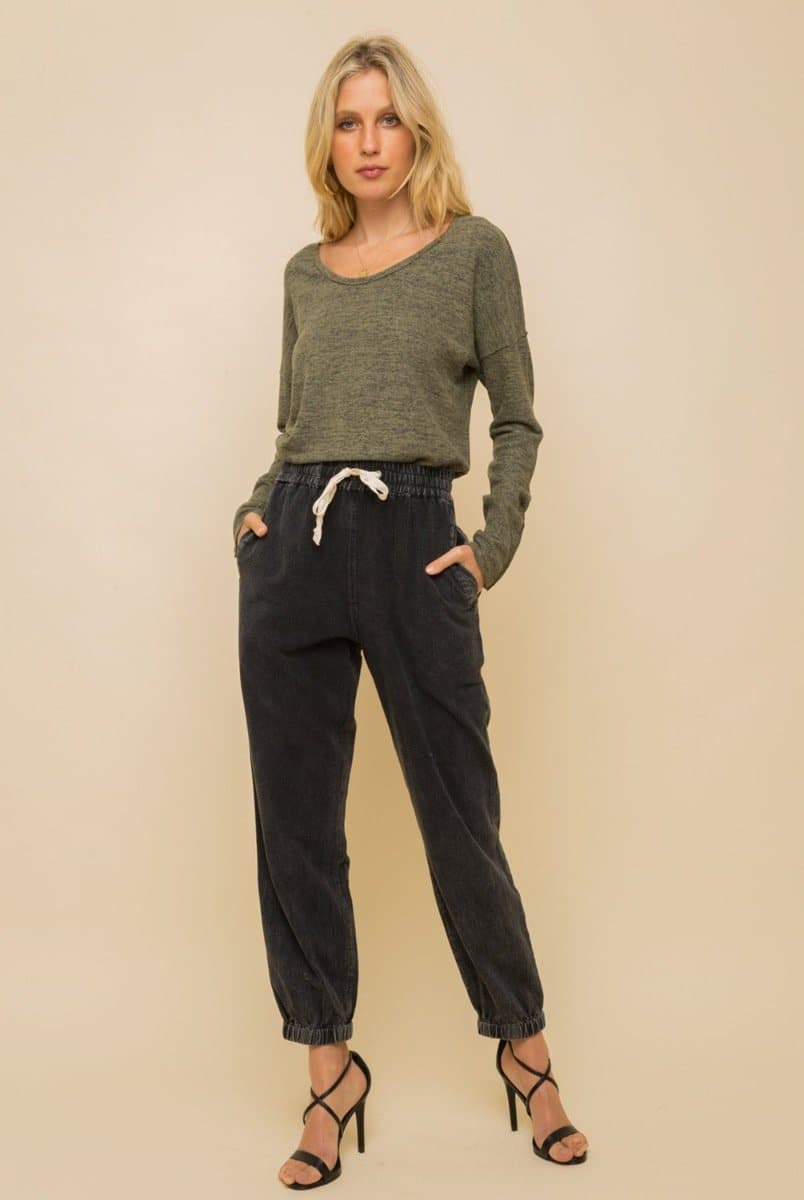 Hem and thread joggers new arrivals