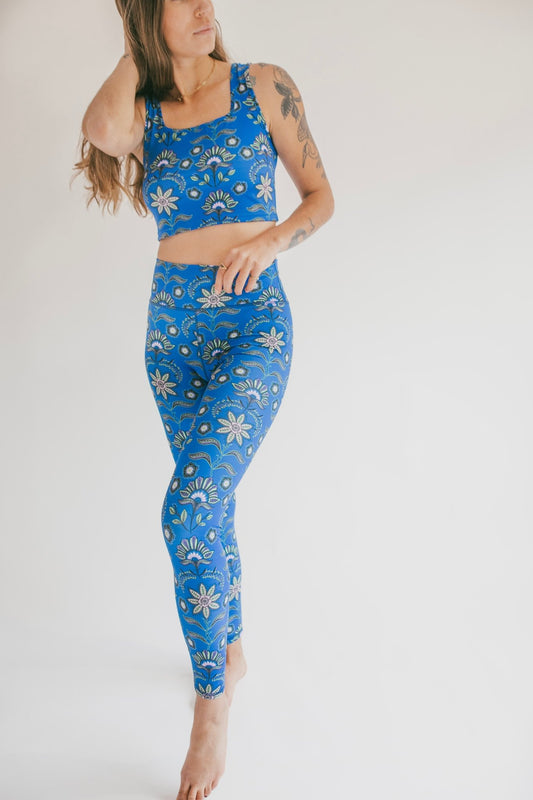 High Rise Leggings - Bloom | Swaay | Evolve Fit Wear