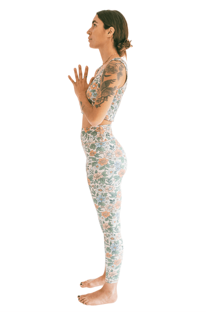 High Rise Leggings - Sweet Floral | Swaay | Evolve Fit Wear