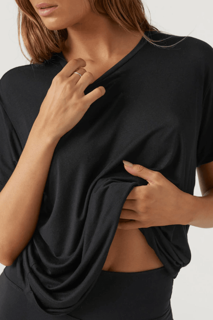 Joah Brown Boyfriend Tee - Black | Joah Brown | Evolve Fit Wear