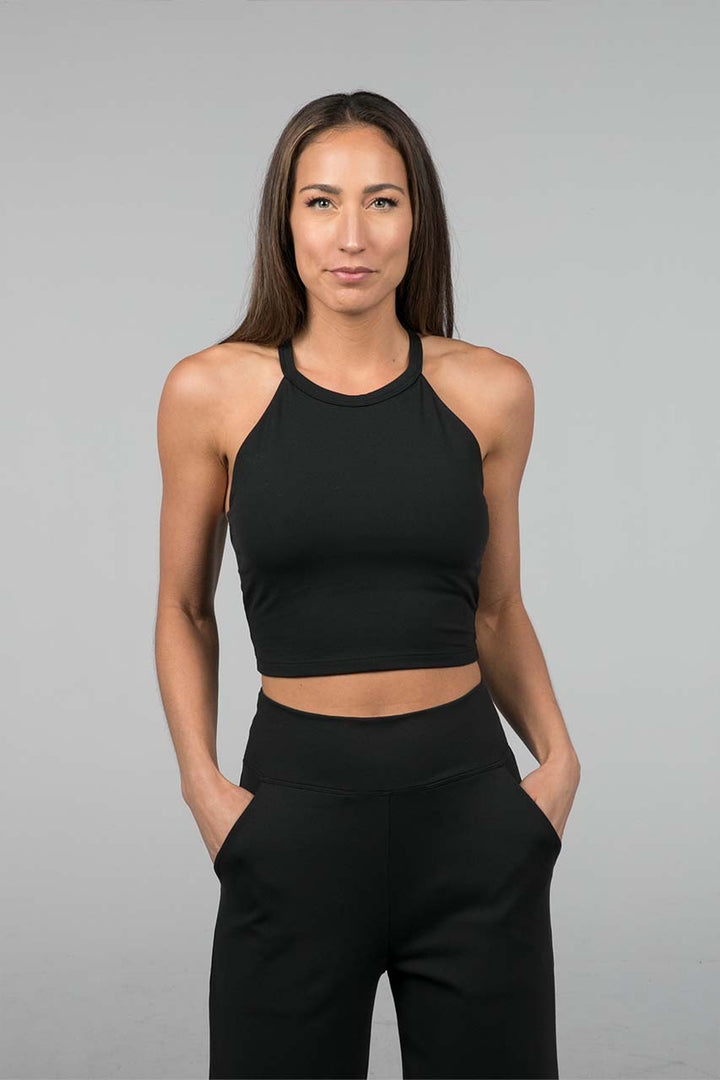 KiraGrace Yoga Halter Crop Top