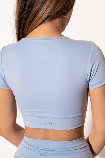 LA Crop Tee - Cotton Candy | Lux | Evolve Fit Wear