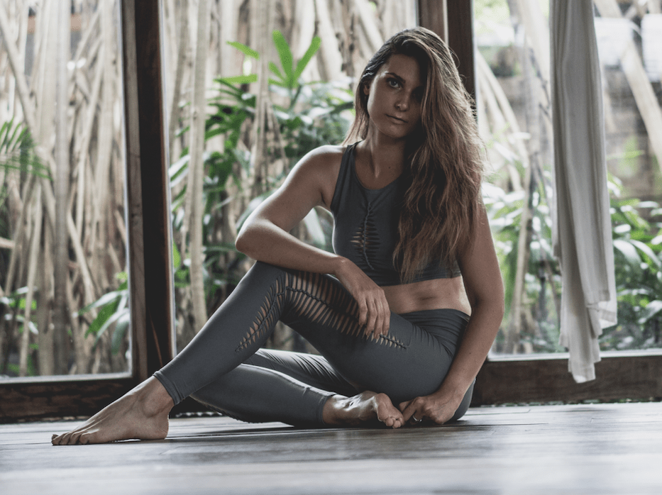 Lavina Yoga Legging in Stone Grey | Vagabond Goods | Evolve Fit Wear