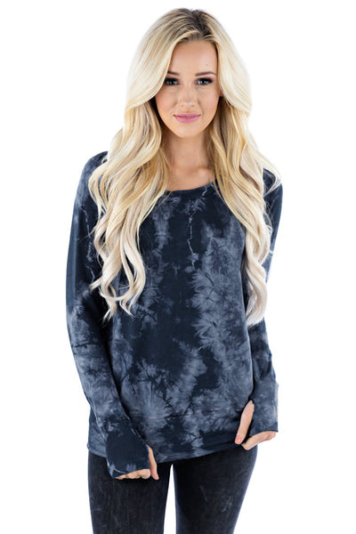 LVR Raw Pullover w/ Thumbholes - Crystal