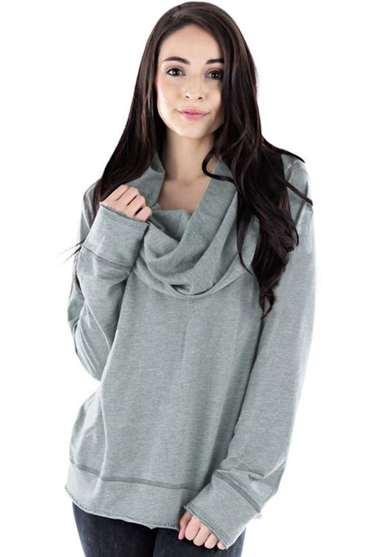 LVR Pullover Cowl Hoodie - Grey | LVR | Evolve Fit Wear