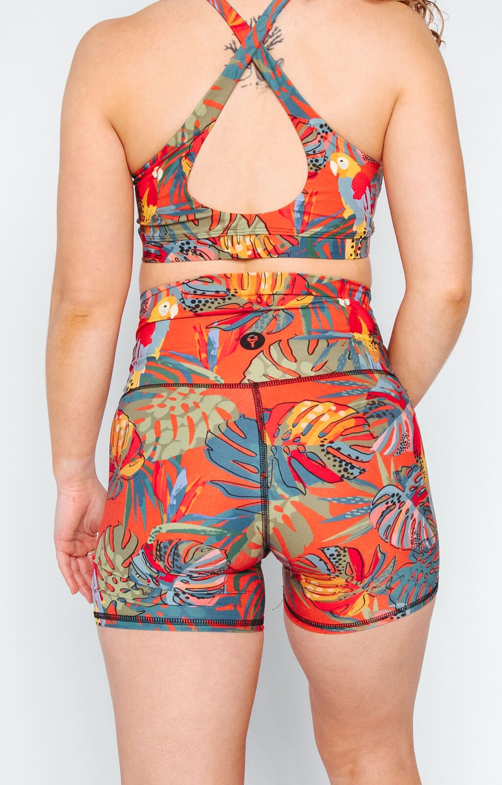 Movement Short in Tropical Paradise | Yoga Democracy | Evolve Fit Wear