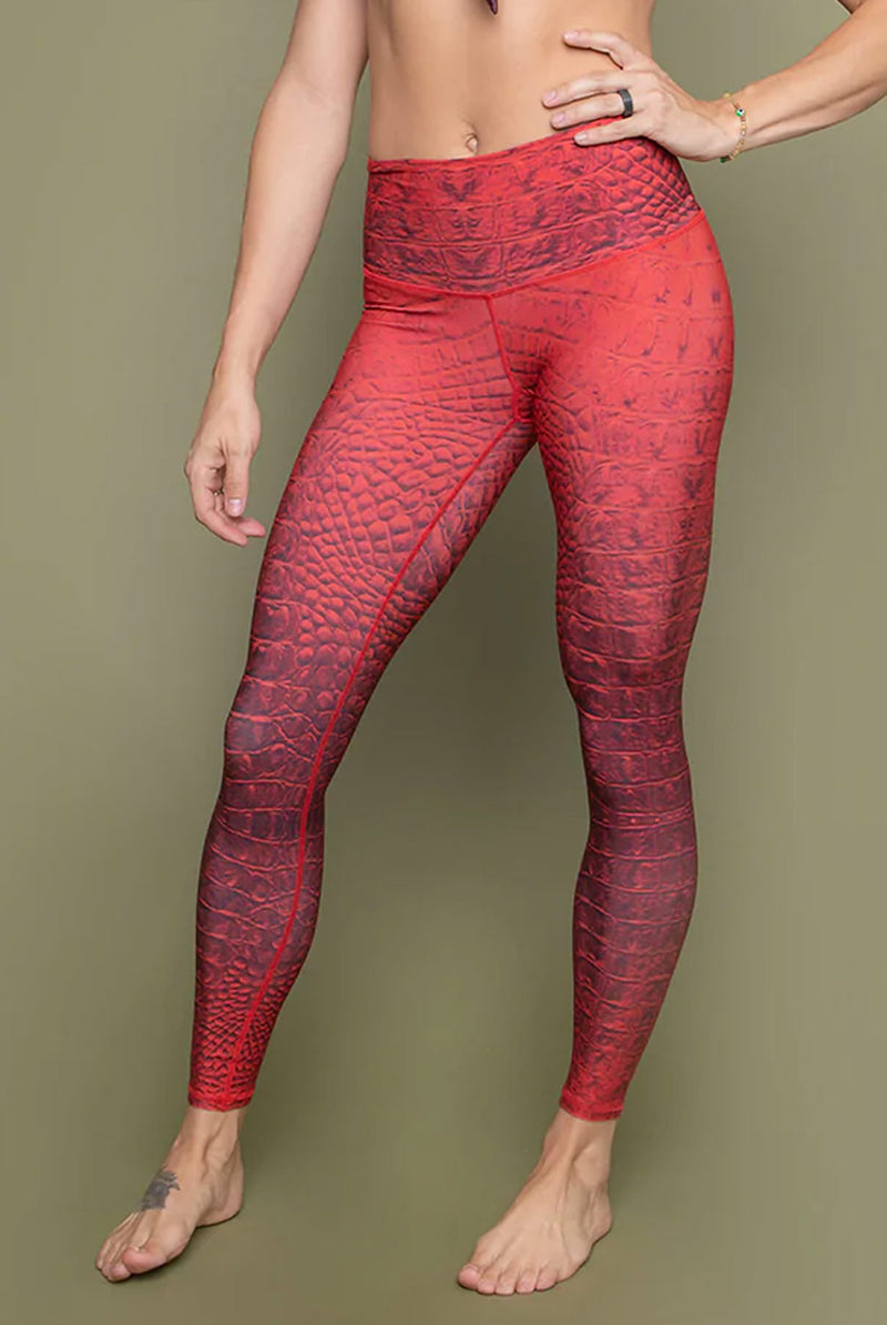 Niyama Sol Agni Croc Barefoot Legging