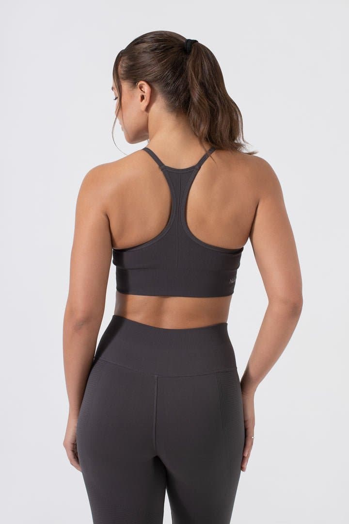 One By One Bra - V - Neck Seamless Sports Bra with Removable Cups | NUX | Evolve Fit Wear