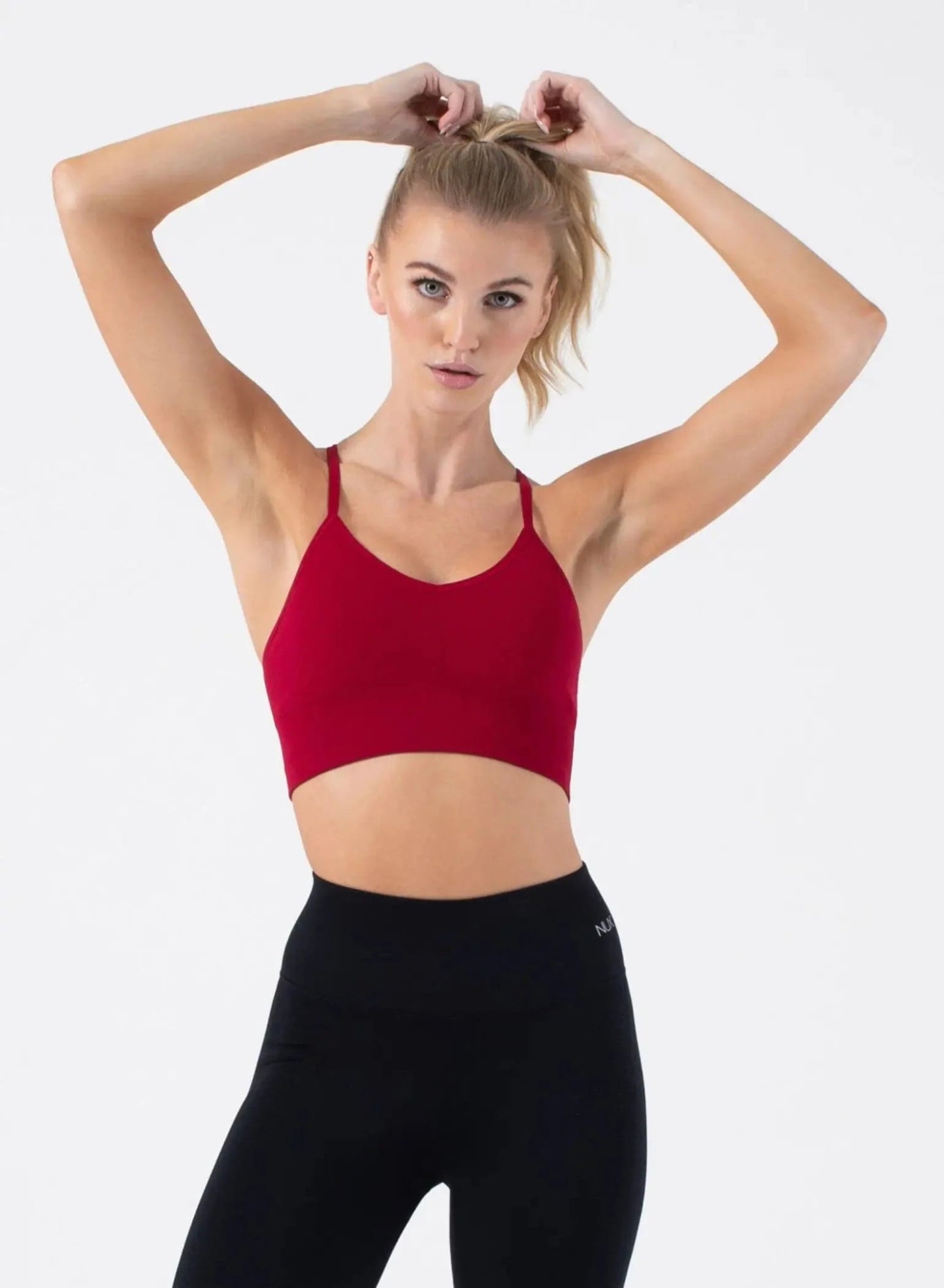 One By One Bra - V - Neck Seamless Sports Bra with Removable Cups | NUX | Evolve Fit Wear