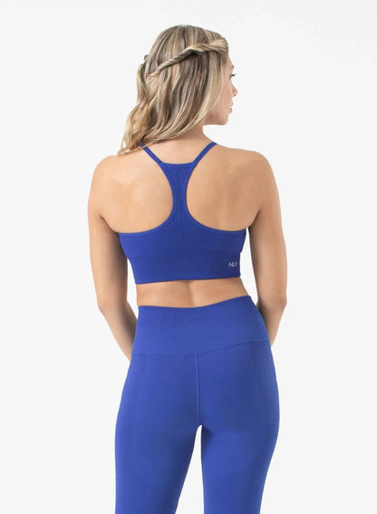One By One Bra - V - Neck Seamless Sports Bra with Removable Cups | NUX | Evolve Fit Wear