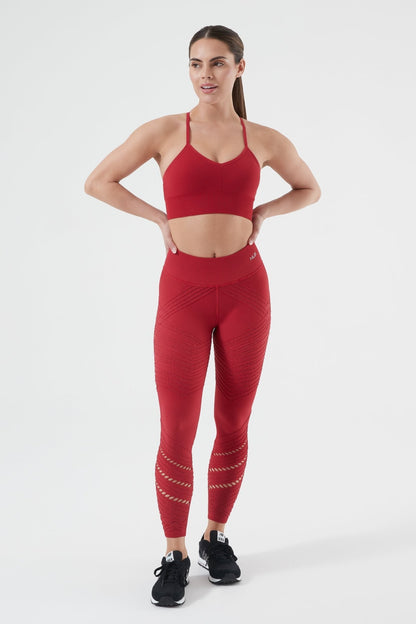 One By One Bra - V - Neck Seamless Sports Bra with Removable Cups | NUX | Evolve Fit Wear