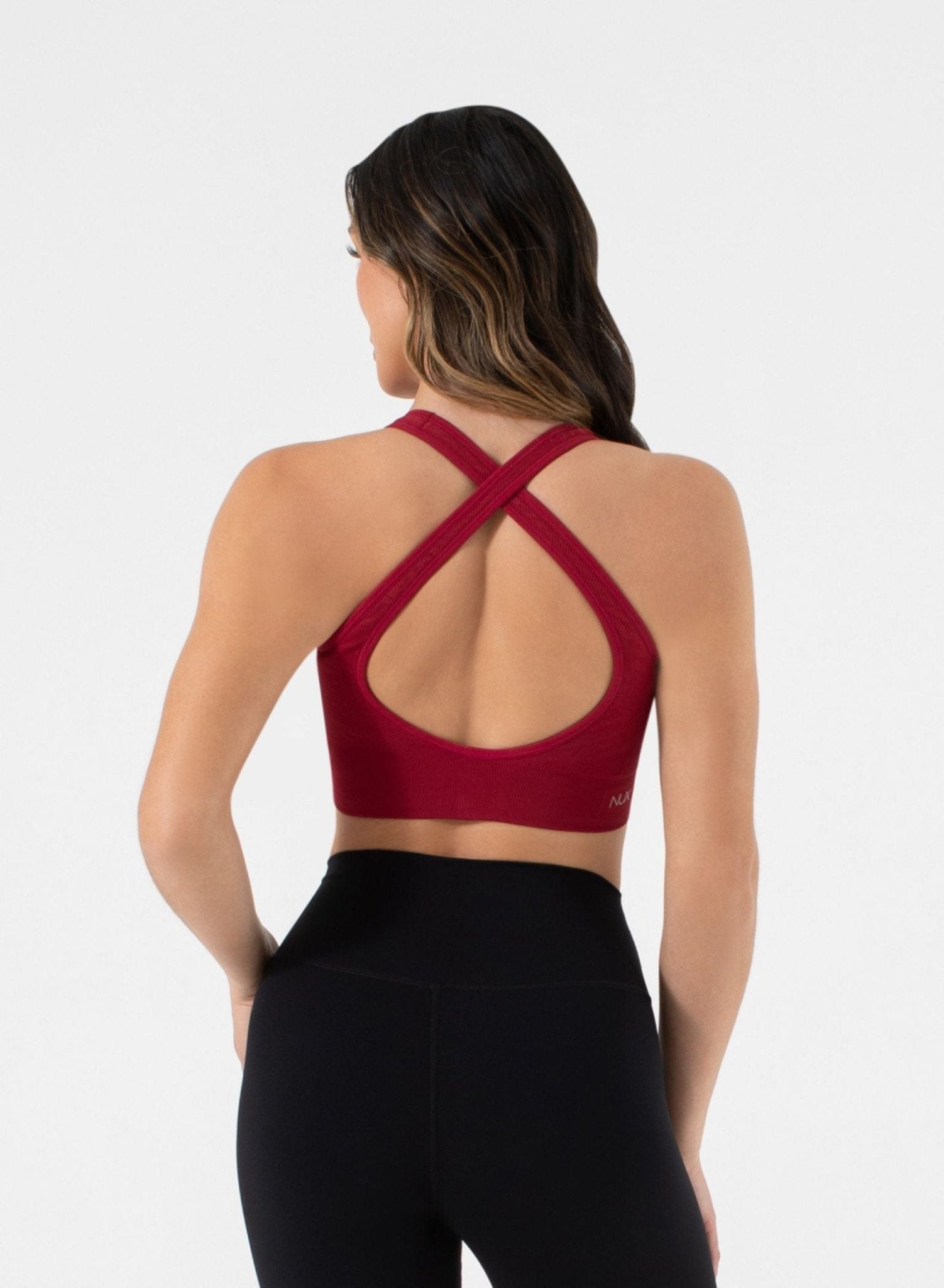 One by One Scoop Bra - Seamless Criss - Cross Back Strap | NUX | Evolve Fit Wear