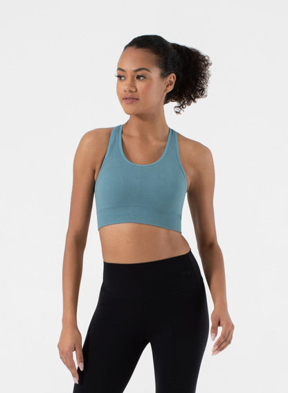 One by One Scoop Bra - Seamless Criss - Cross Back Strap | NUX | Evolve Fit Wear