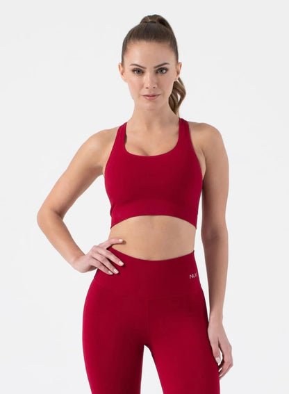 One by One Scoop Bra - Seamless Criss - Cross Back Strap | NUX | Evolve Fit Wear