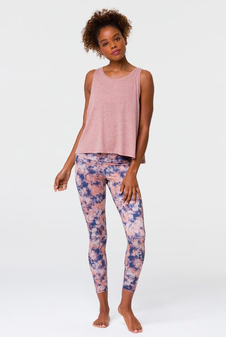 Onzie Vintage Tank Top in Pink Evolve Fit Wear