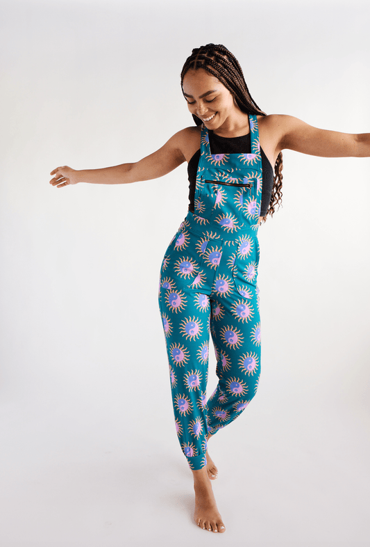 Overall Jumpsuit - Tropical Yin Yang | Swaay | Evolve Fit Wear