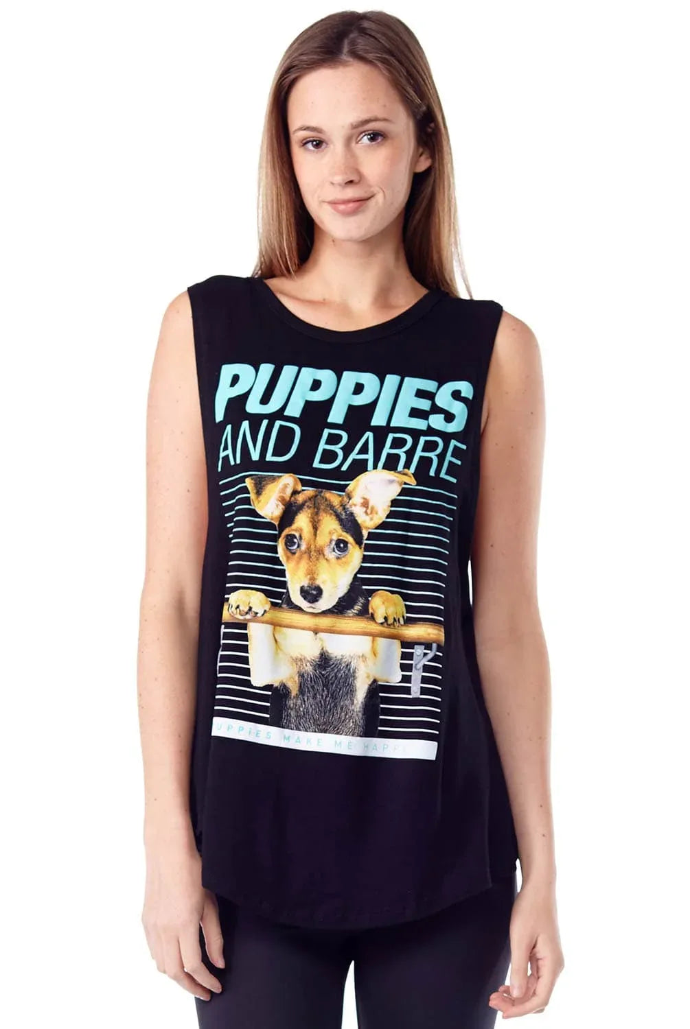 puppies-puppies-barre-sleeveless-tee-puppies-make-me-happy-evolve-fit-wear-821437 - Evolve Fit Wear - puppies-puppies-barre-sleeveless-tee-puppies-make-me-happy-evolve-fit-wear-821437