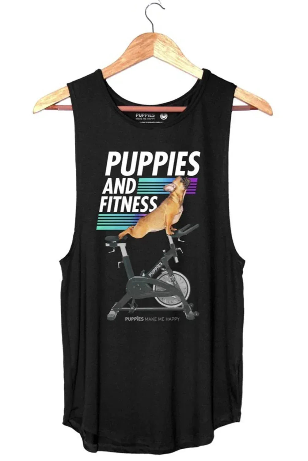 puppies-puppies-fitness-sleeveless-tee-puppies-make-me-happy-evolve-fit-wear-104408 - Evolve Fit Wear - puppies-puppies-fitness-sleeveless-tee-puppies-make-me-happy-evolve-fit-wear-104408