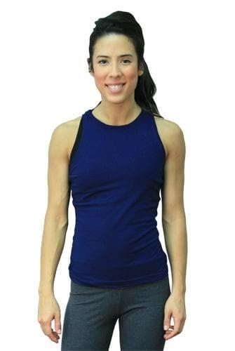 Sandra McCray Flat High Neck Tank w - Bra | Sandra McCray | Evolve Fit Wear