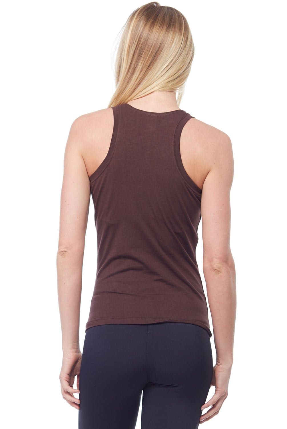 Sandra McCray Flat High Neck Tank w - Bra | Sandra McCray | Evolve Fit Wear