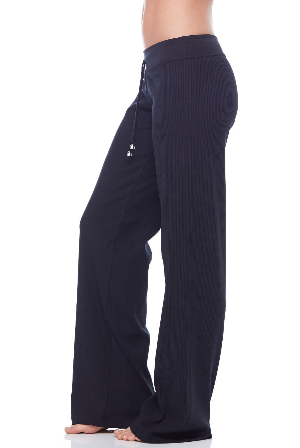 Parasuco Pants Womens Medium Chino Black Stretch Rayon Nylon Preppy Ladies  29x30