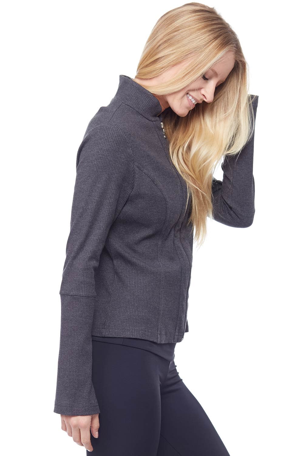 Sandra McCray Ribbed Fitted Jacket | Sandra McCray | Evolve Fit Wear