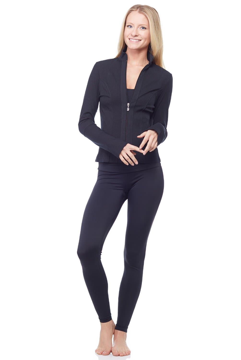 Sandra McCray Ribbed Fitted Jacket | Sandra McCray | Evolve Fit Wear