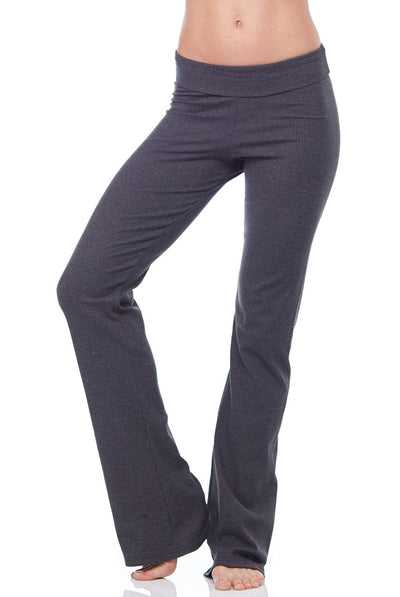 Sandra McCray Ribbed Foldover Pant - Evolve Fit Wear