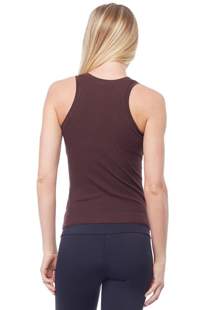 Sandra McCray Ribbed High Neck Tank | Sandra McCray | Evolve Fit Wear