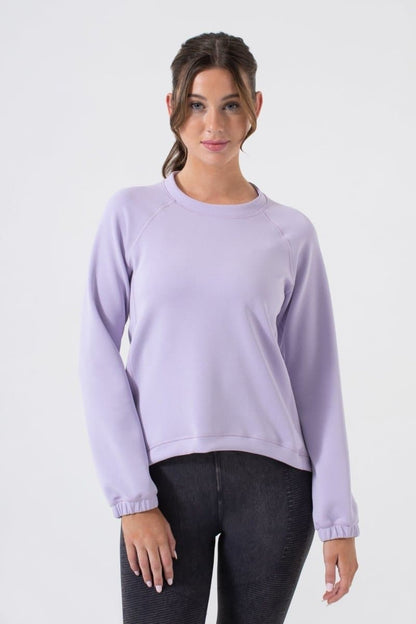Sleek Sweat - Ultra Soft Relaxed Fit Crew Neck Sweatshirt for Women | NUX | Evolve Fit Wear