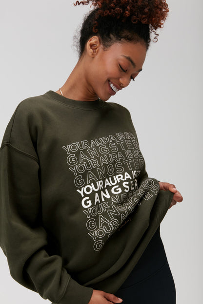 Spiritual Gangster Aura Boyfriend Sweatshirt | Spiritual Gangster | Evolve Fit Wear