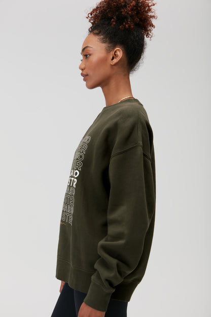 Spiritual Gangster Aura Boyfriend Sweatshirt | Spiritual Gangster | Evolve Fit Wear