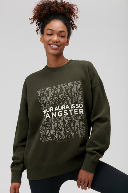 Spiritual Gangster Aura Boyfriend Sweatshirt | Spiritual Gangster | Evolve Fit Wear