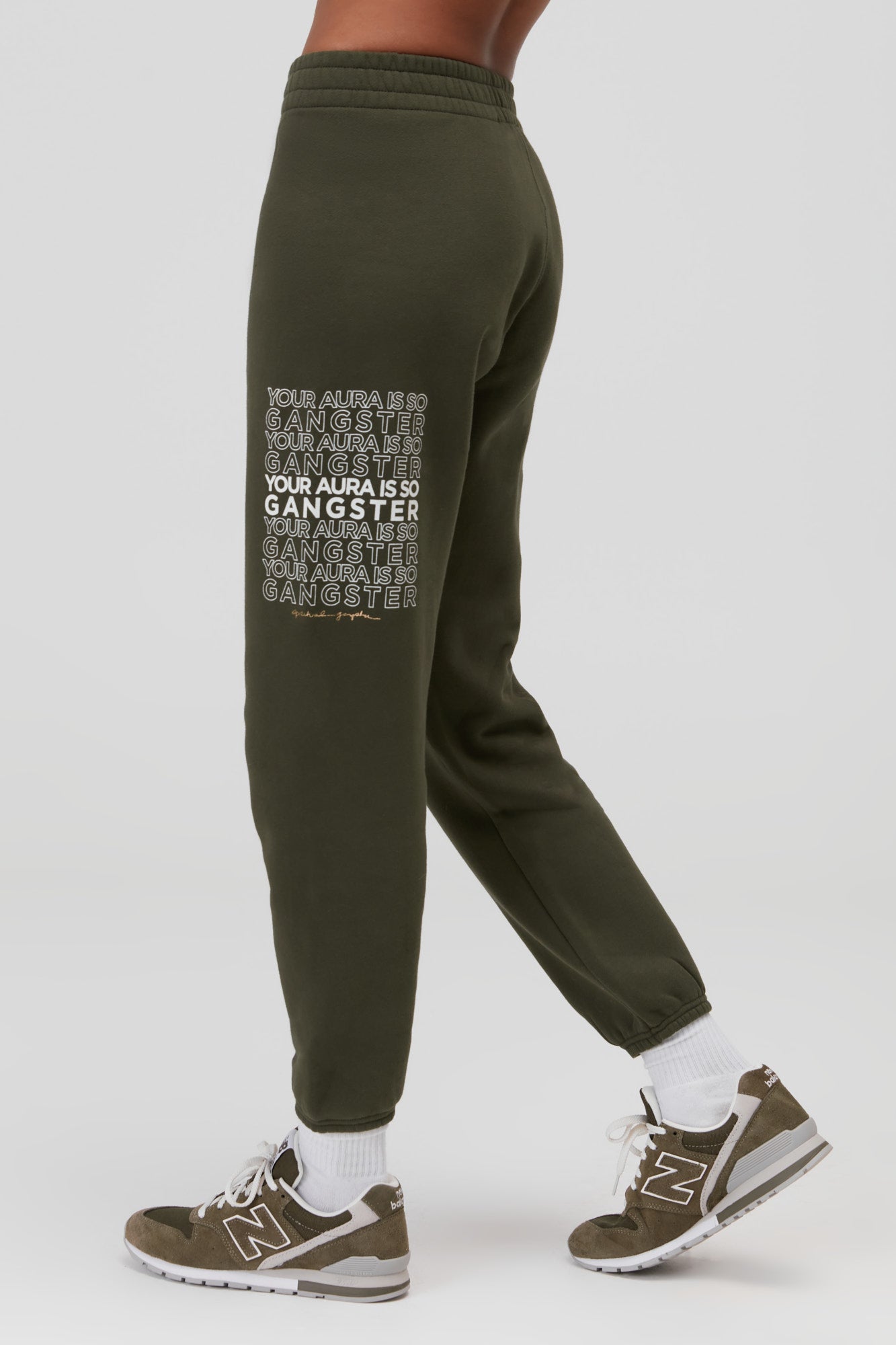 Spiritual Gangster Aura Is So Gangster Boyfriend Jogger | Spiritual Gangster | Evolve Fit Wear