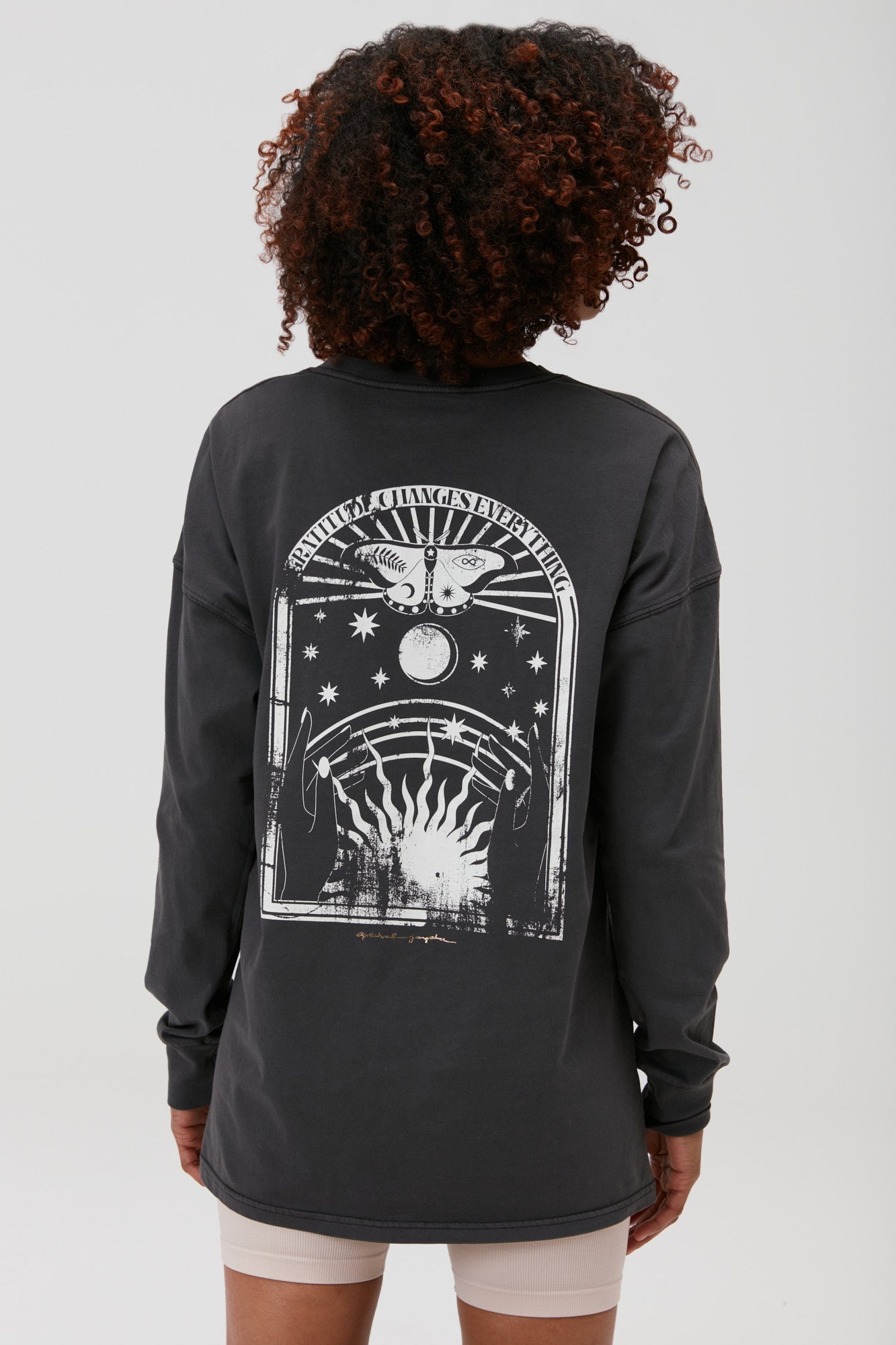 Spiritual Gangster Gratitude Long Sleeve Top