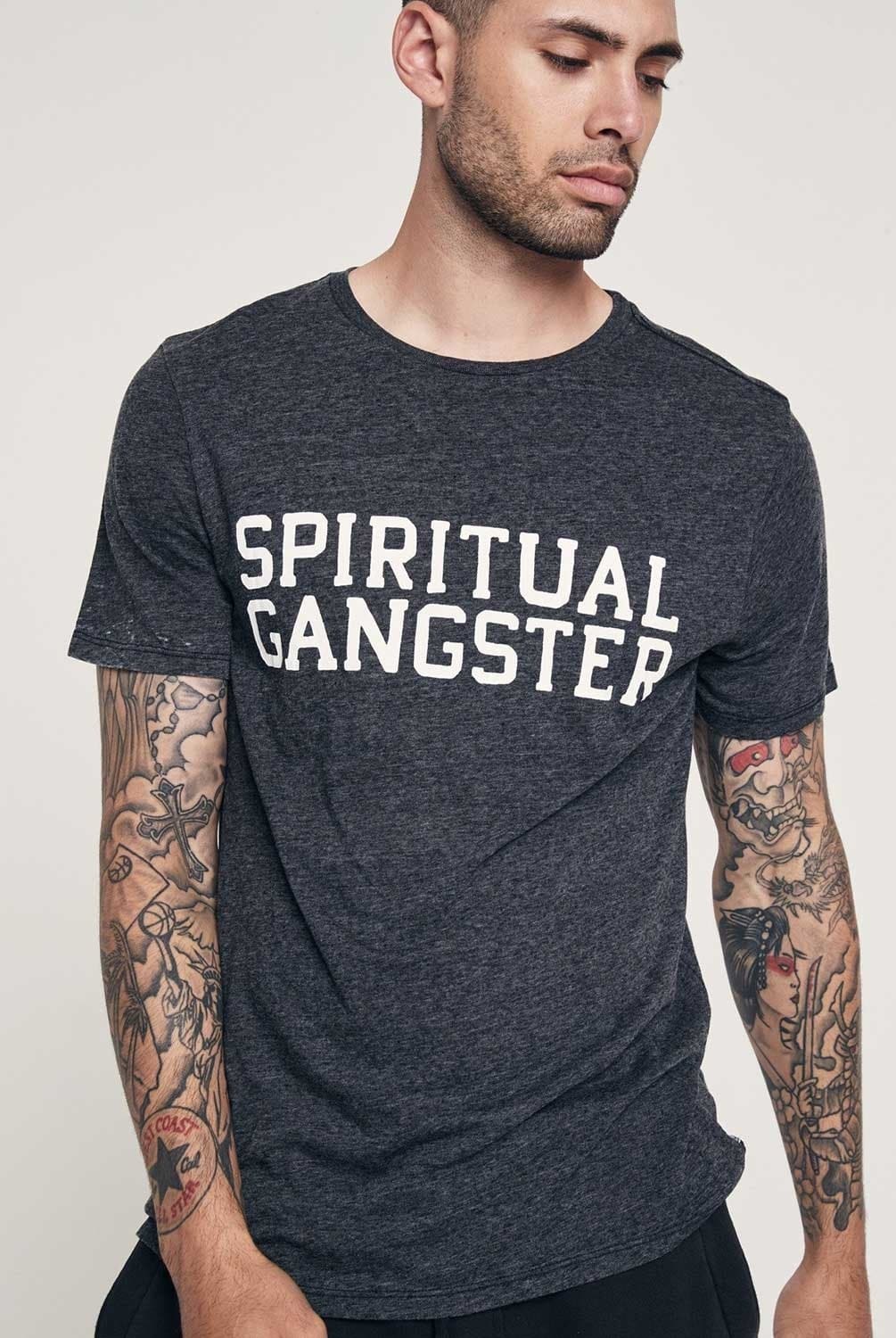 Spiritual Gangster SG Varsity Burnout Tee