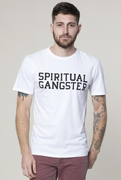 Mens Spiritual Gangster SG Varsity Logo Tee - Evolve Fit Wear