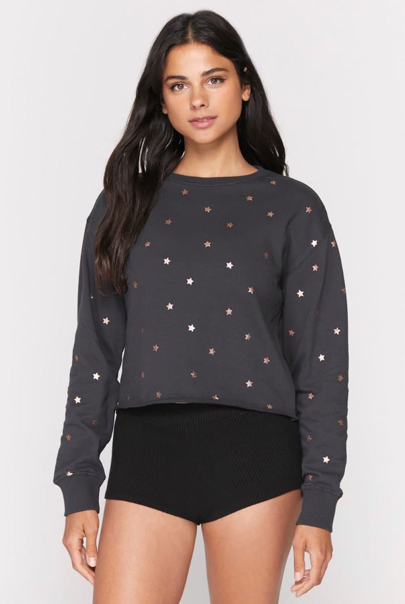 Spiritual Gangster Star Mazzy Crop Sweatshirt | Spiritual Gangster | Evolve Fit Wear
