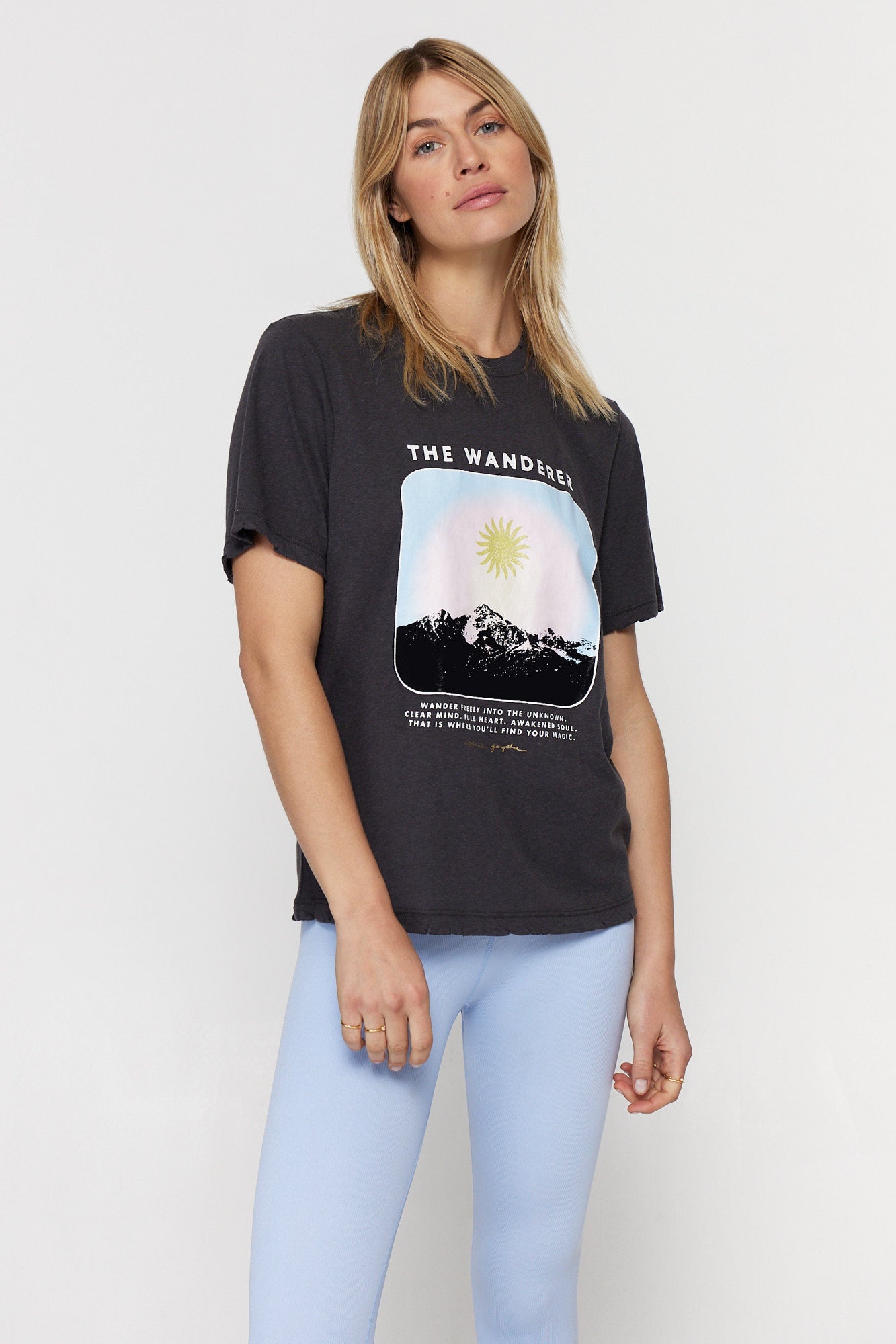 Spiritual Gangster The Wanderer Short Sleeve Tee | Spiritual Gangster | Evolve Fit Wear