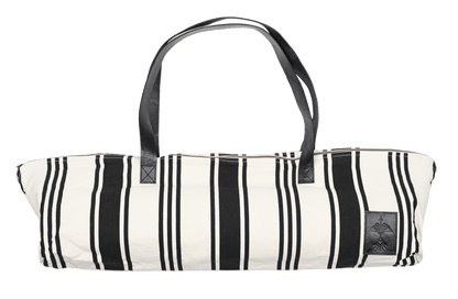 St Tropez Yoga Mat Tote - Black Stripe | Vagabond Goods | Evolve Fit Wear