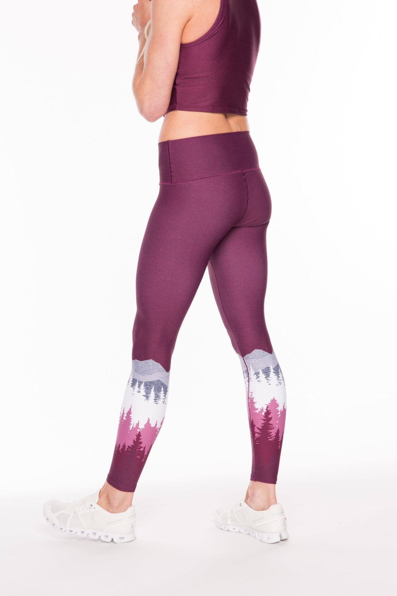 Summit Yoga Pants - Burgundy | Colorado Threads Clothing | Evolve Fit Wear