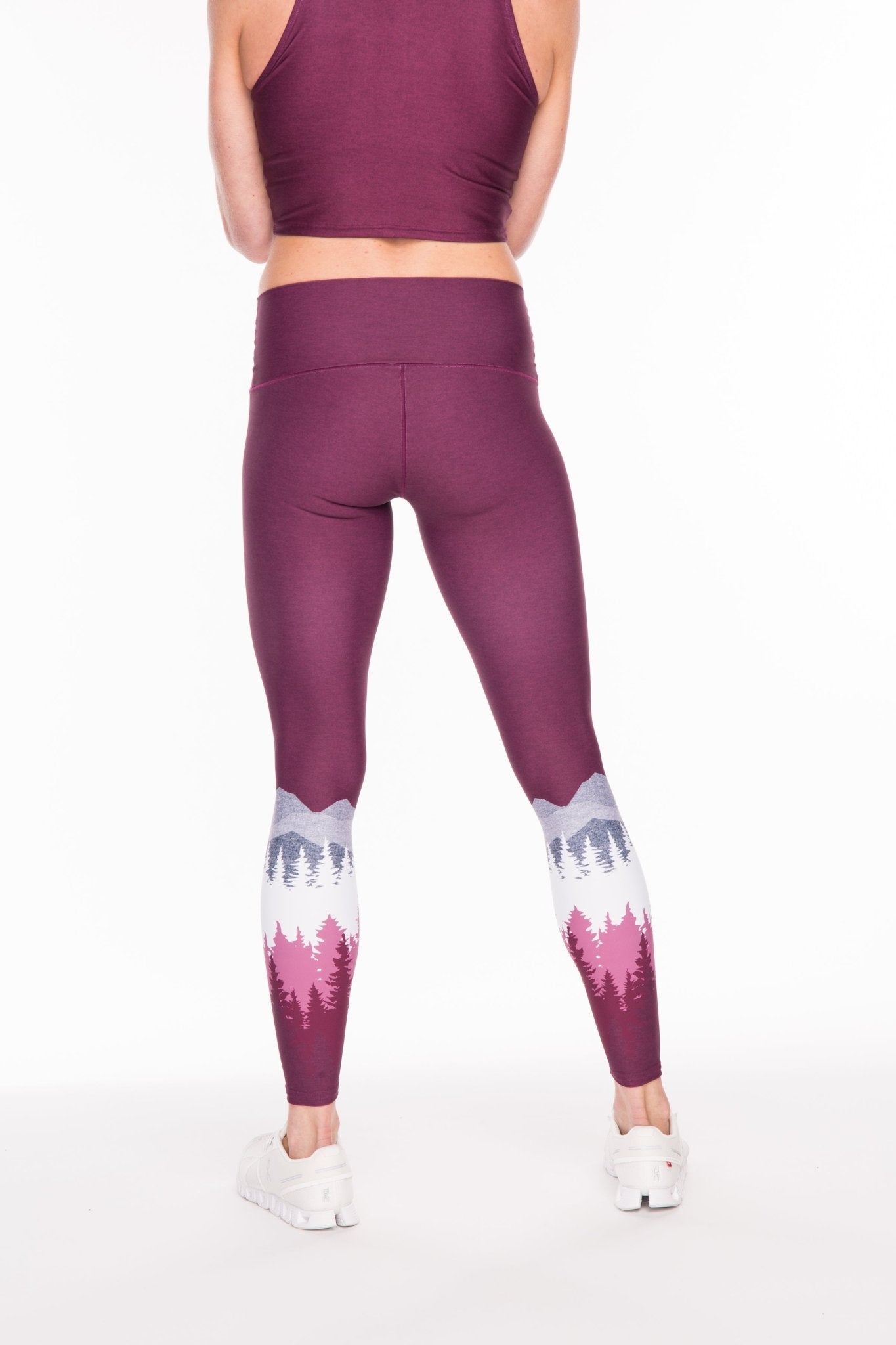 Summit Yoga Pants - Burgundy | Colorado Threads Clothing | Evolve Fit Wear