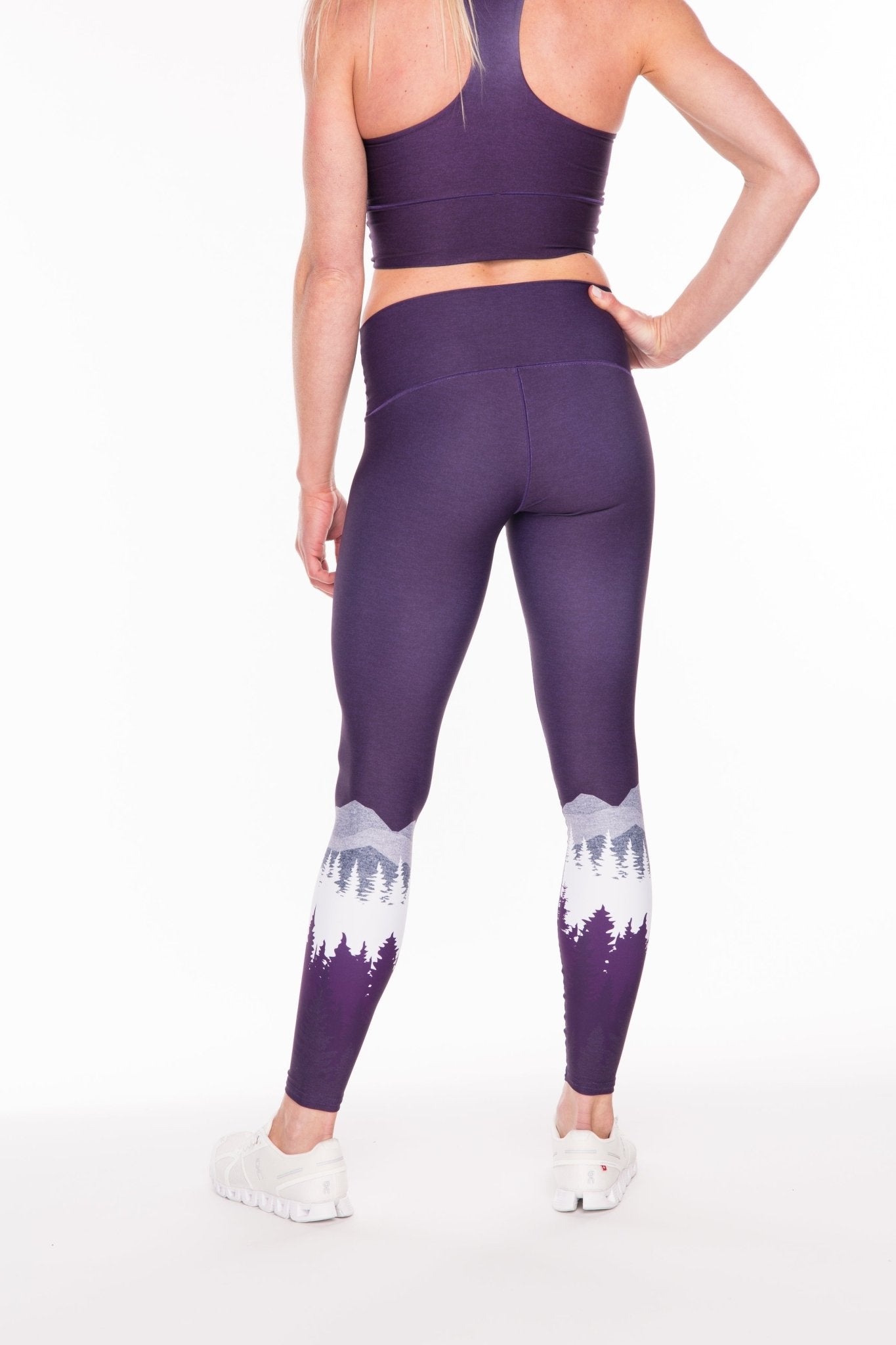 Summit Yoga Pants - Purple | Colorado Threads Clothing | Evolve Fit Wear