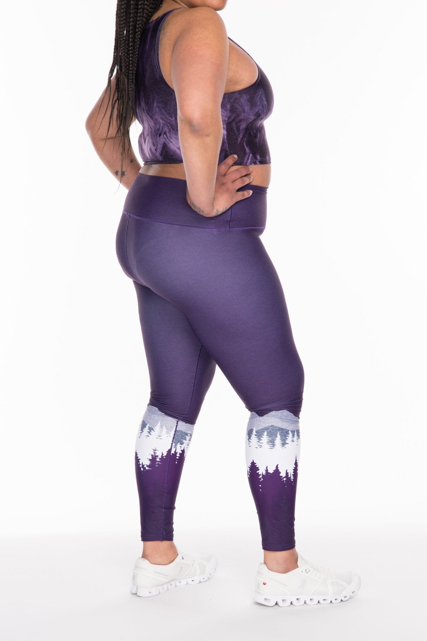 Summit Yoga Pants - Purple | Colorado Threads Clothing | Evolve Fit Wear