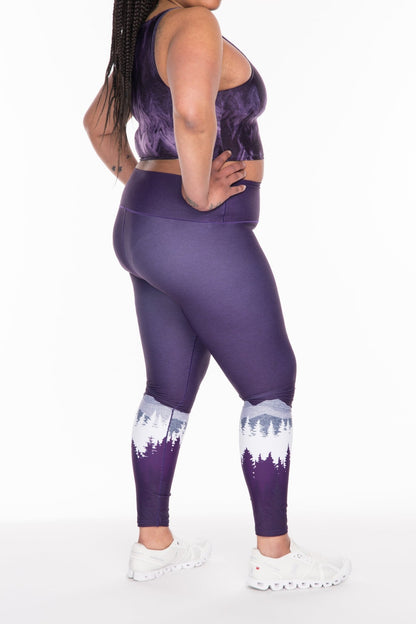 Summit Yoga Pants - Purple | Colorado Threads Clothing | Evolve Fit Wear