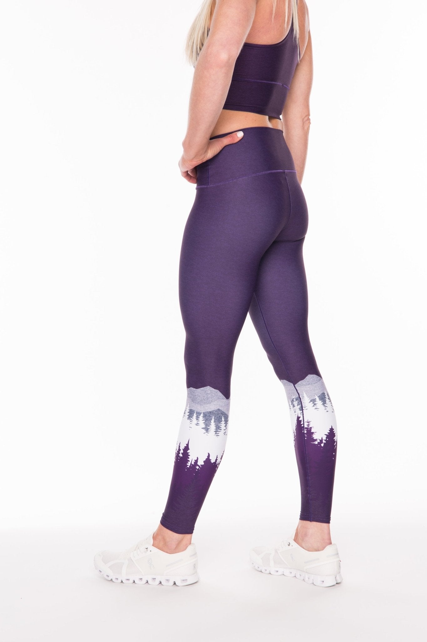 Summit Yoga Pants - Purple | Colorado Threads Clothing | Evolve Fit Wear