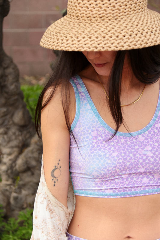 Teeki Mermaid Fairy Queen Lavender Lover Tank | Teeki | Evolve Fit Wear