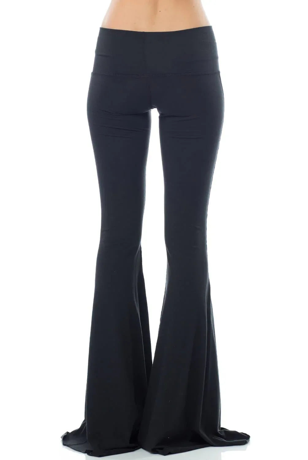 teeki-solid-black-bell-bottom-teeki-evolve-fit-wear-329285 - Evolve Fit Wear - teeki-solid-black-bell-bottom-teeki-evolve-fit-wear-329285
